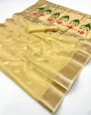 Korra Tissue Paithani By Rajtex Zari Tissue Party Wear Saree Wholesalers In Surat
